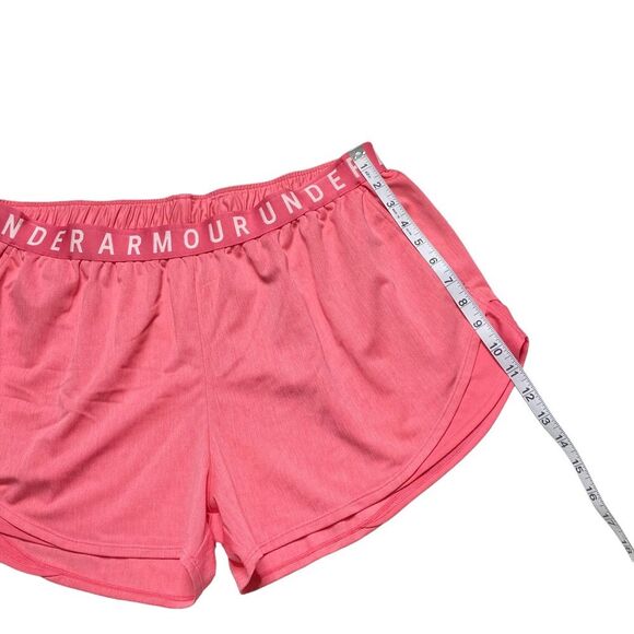 Under Armour Pink Lemonade Running Athletic Shorts Sz XXL - Picture 5 of 12